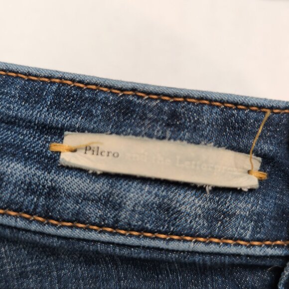 Pilcro and the Letterpress Anthropologie Denim Jeans Blue Medium Wash, Size 28 - Picture 5 of 8